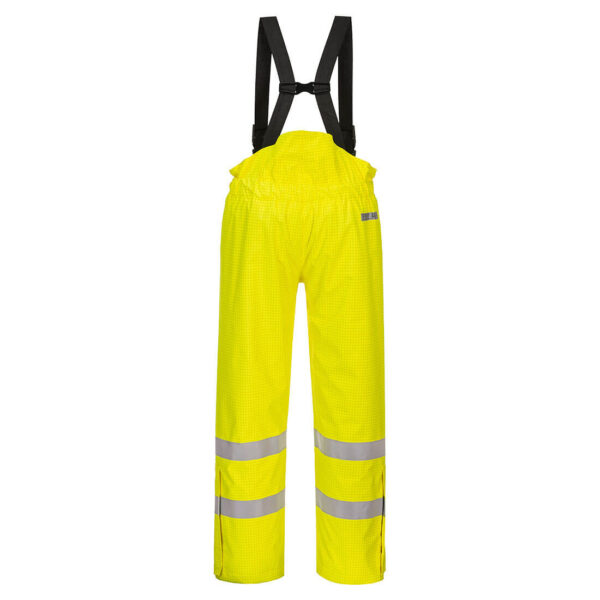 Pantaloni Captusiti Bizflame Rain HiVis Antistatici FR - imagine 2