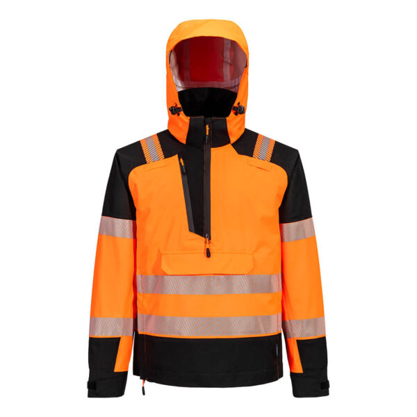 PW3 Jachetă de ploaie cu glugă Hi-Vis (3L)