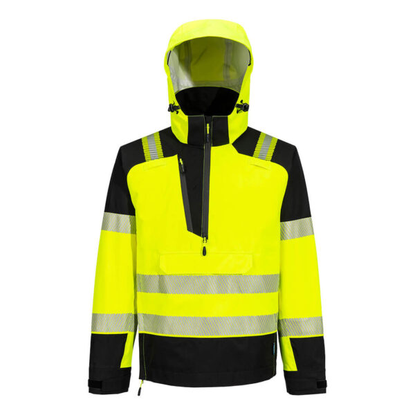 PW3 Jachetă de ploaie cu glugă Hi-Vis (3L)