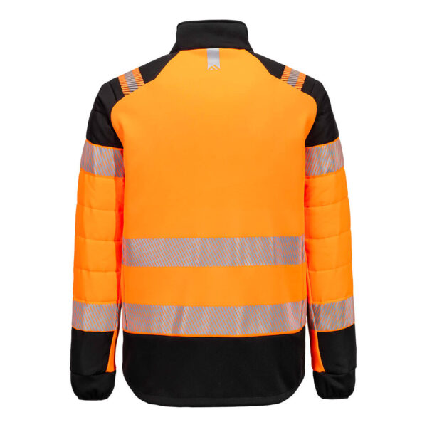 PW3 Hi-Vis Hybrid Baffle Jacket - imagine 2