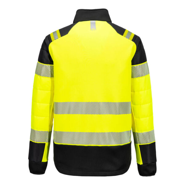 PW3 Hi-Vis Hybrid Baffle Jacket - imagine 2