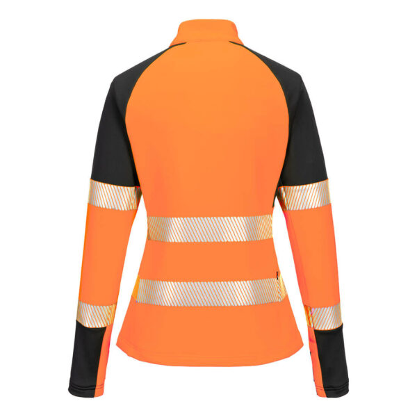 PW3 Hi-Vis Women's 1/4 Zip Sweatshirt - imagine 2