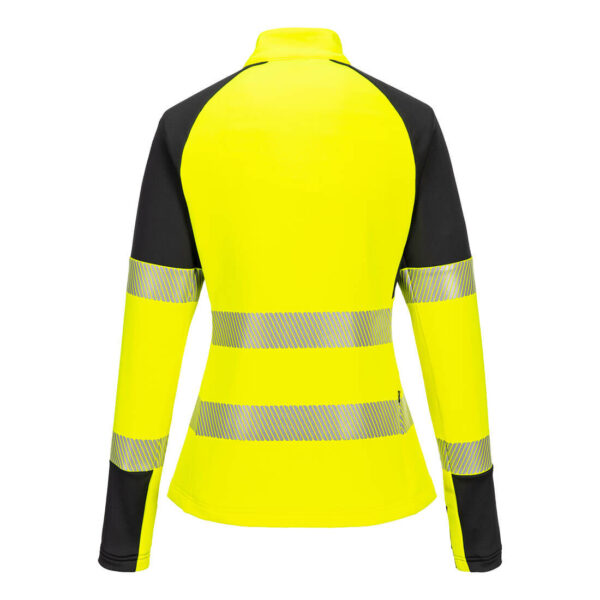 PW3 Hi-Vis Women's 1/4 Zip Sweatshirt - imagine 2
